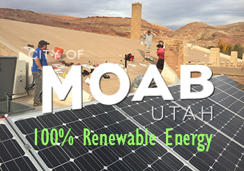 Moab, UT is Ready For 100 percent clean energy!